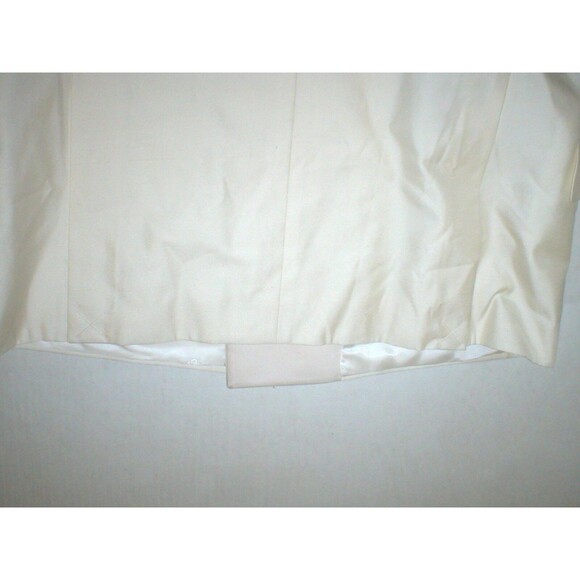 New NWT 54 Mens Tuxedo Suit Pants Jacket 44 Italy Valentino Cream White Designer - Picture 6 of 12